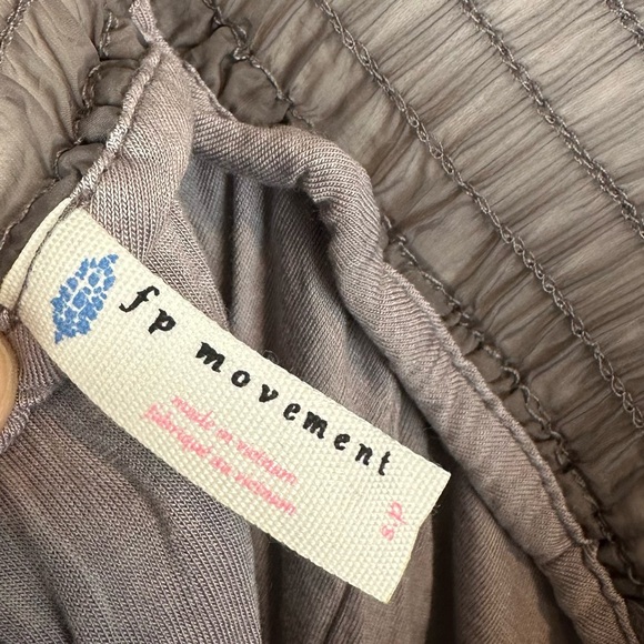 Free People Movement Sashay My Way Grey Jogger S - Picture 9 of 13